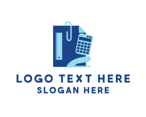Clip - Office Stationery Supplies logo design