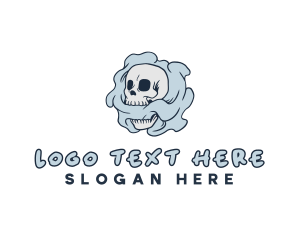 Hobby - Smoke Skull Tattoo logo design