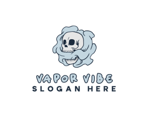 Smoke Skull Tattoo logo design