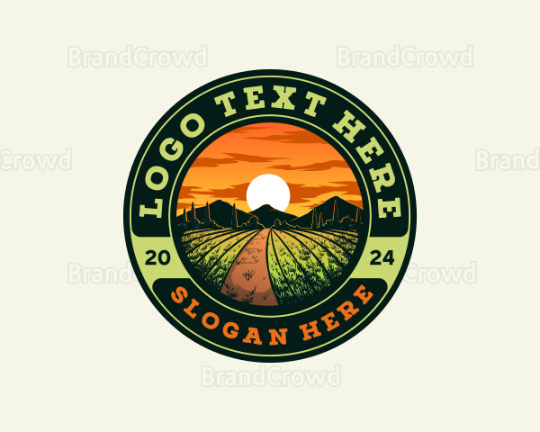 Agriculture Farm Field Logo