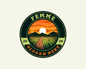 Agriculture Farm Field Logo