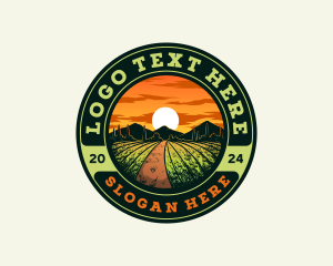 Agriculture Farm Field Logo