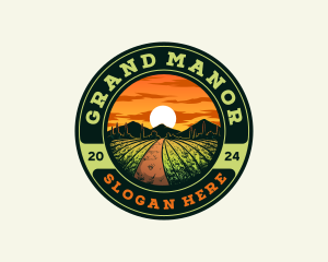 Agriculture Farm Field logo design