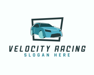 Car Racing Vehicle logo design