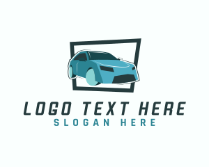 Car Racing Vehicle logo design