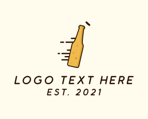 Liquor - Beer Bottle Express logo design