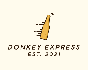 Beer Bottle Express logo design