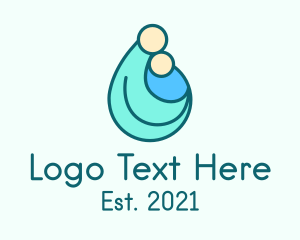 Mother And Child - Maternity Care Clinic logo design