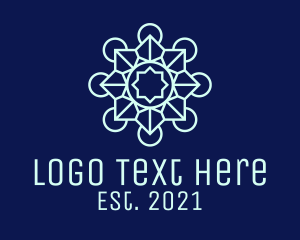 Decoration Shop - Blue Lantern Decor logo design