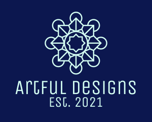 Blue Lantern Decor  logo design