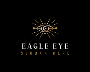 Boho Mystic Eye logo design