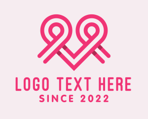 Heart - Heart Love Charity Dating logo design