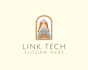 Girl Pastry Chef  Logo