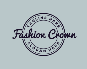 Fashion Cursive Firm logo design