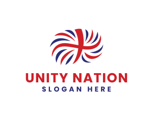 British Flag Union Jack logo design