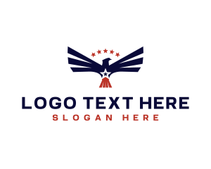 Politician - USA American Eagle logo design