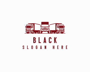 Logistics Trucking Cargo Mover Logo