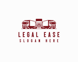 Delivery - Logistics Trucking Cargo Mover logo design