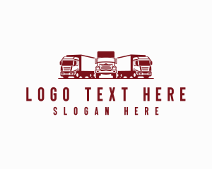 Freight - Logistics Trucking Cargo Mover logo design