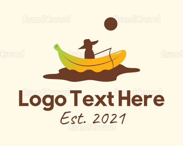 Banana Split Fisherman Logo