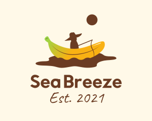 Banana Split Fisherman logo design