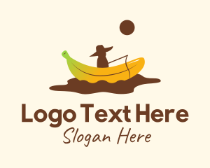 Banana Split Fisherman Logo