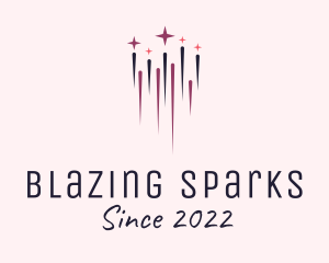 New Year Sparkler  logo design