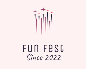 Fest - New Year Sparkler logo design