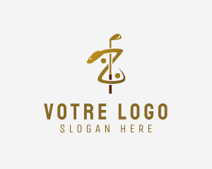 Viper - Snake Golf Club logo design