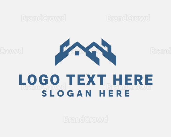 House Roofing Renovation Logo