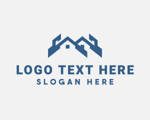 House Roofing Renovation Logo