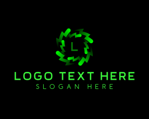 Coding - Spiral Motion Tech logo design