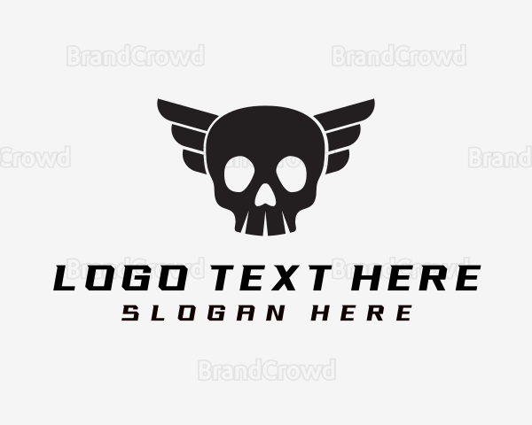 Winged Skull Pilot Logo