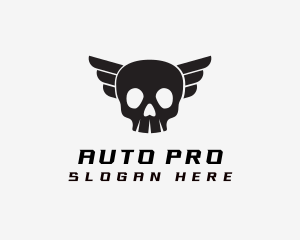 Esports - Winged Skull Pilot logo design
