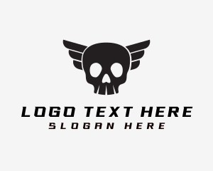 Winged Skull Pilot Logo