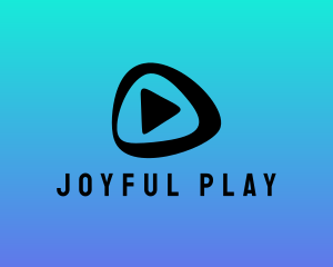 Playing - Play Button Entertainment logo design