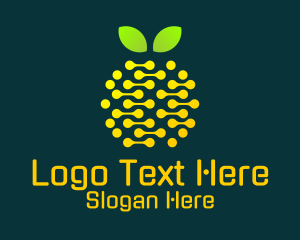 Tech Circuit Fruit  Logo