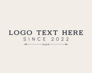Wordmark - Simple Elegant Company logo design