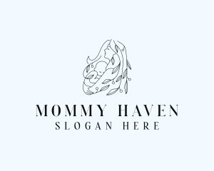 Mother Infant Child Care logo design