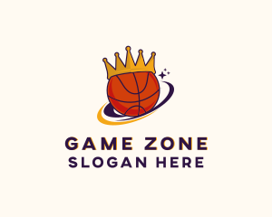 Royal Basketball Crown  logo design