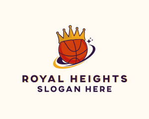 Royal Basketball Crown  logo design