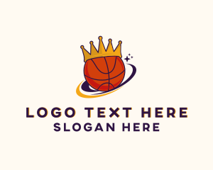 Varsity - Royal Basketball Crown logo design