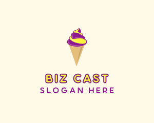 Gelato Ice Cream  Logo