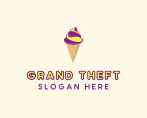 Gelato Ice Cream  Logo