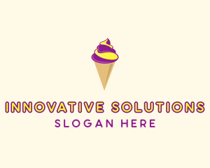 Gelato Ice Cream  Logo