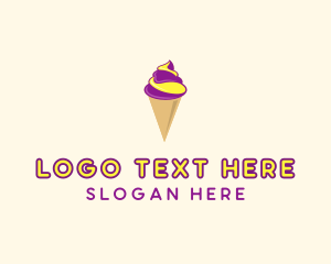 Gelato Ice Cream  Logo