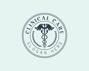 Caduceus Medical Clinic logo design