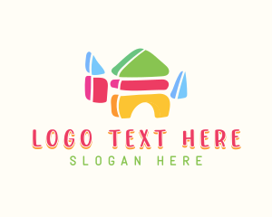 Block - Preschool Building Block Toy logo design