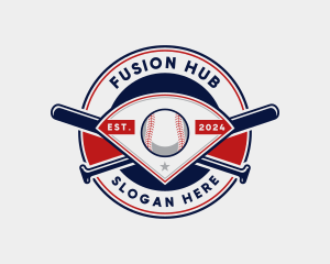 Baseball League Sports Logo