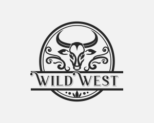 Saloon - Bull Western Saloon logo design